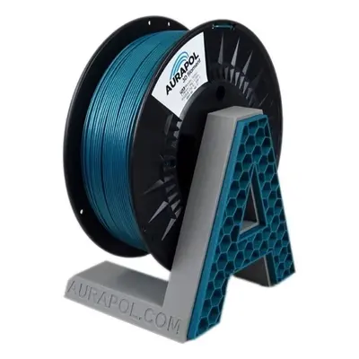 Filament AURAPOL PLA 3D Filament Metalická TYRKYSOVÁ 1 kg 1,75 mm