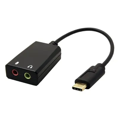 Redukce OEM Adaptér USB C(M) - 2x jack 3,5F