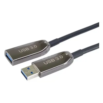 Datový kabel PremiumCord USB 3.0 prodlužovací optický AOC kabel A/Male - A/Female 25m