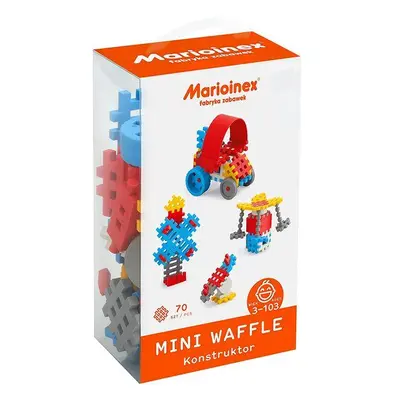 Stavebnice Mini Waffle Constructor Modré 70 ks