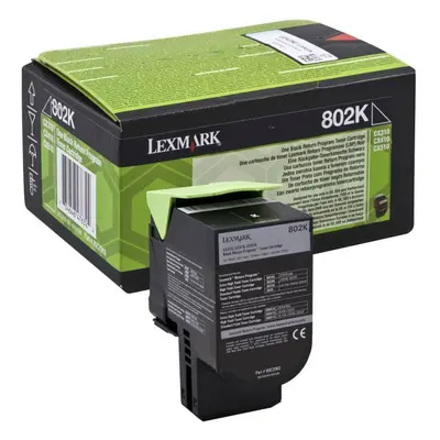 Toner LEXMARK 80C20K0 černý