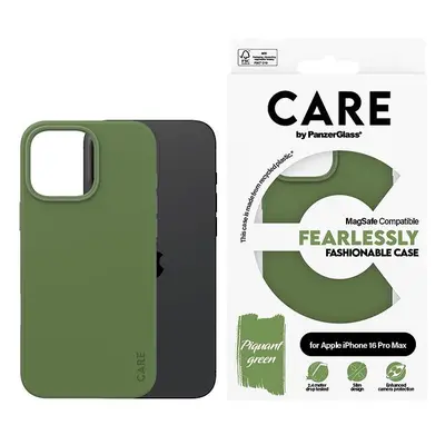 Kryt na mobil PanzerGlass CARE kryt Apple iPhone 16 Pro Max MagSafe Fearlessly zelený