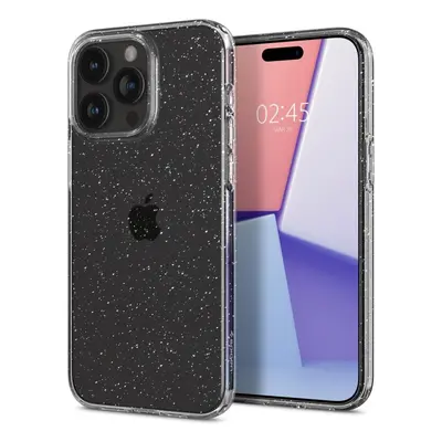 Kryt na mobil Spigen Liquid Crystal Glitter Crystal Quartz iPhone 15 Pro