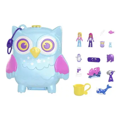 Mattel Polly Pocket mini Pocketová kabelka sněžná sova, HKV37