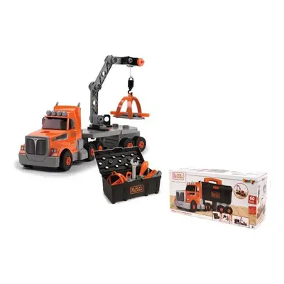 Auto Smoby Black & Decker Kamion Bricolo s nářadím