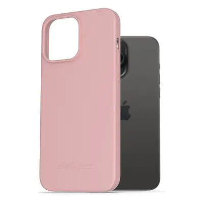 Kryt na mobil AlzaGuard Matte TPU Case pro iPhone 15 Pro Max růžový