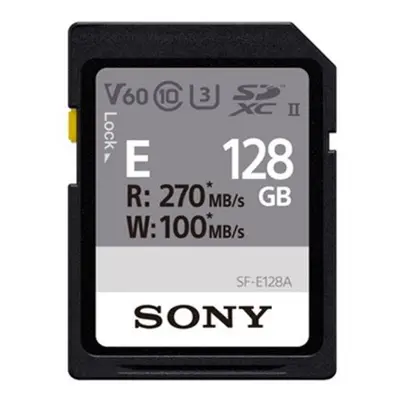 Sony SFE128A/SD / SDXC / SDHC/128GB/270MBps/UHS-II U3 / Class 10/Černá