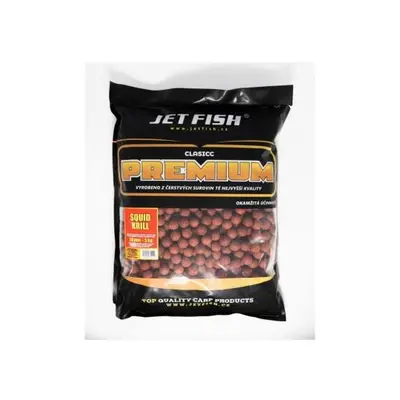 Jet Fish Boilies Premium Clasicc Squid/Krill 5kg 20mm