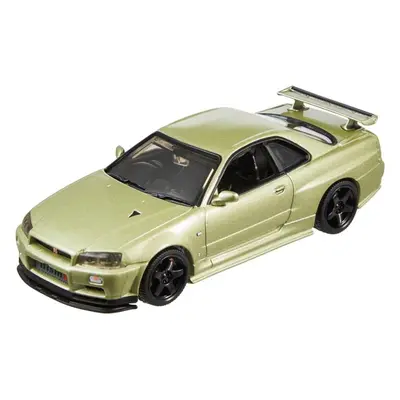 Mattel Hot Wheels Prémiové auto 1:43 NISSAN SKYLINE GT-R(BNR34), HMD47