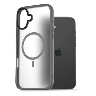 Kryt na mobil AlzaGuard Matte Case Compatible with Magsafe pro iPhone 16 Plus šedý