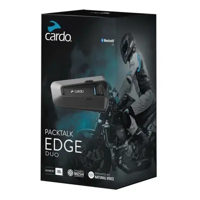 Cardo PackTalk Edge Duo interkom na motocykl pro 2 osoby