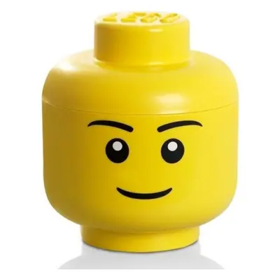 Úložný box LEGO úložná hlava (velikost L) - chlapec