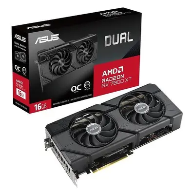 Grafická karta ASUS DUAL Radeon RX 7800 XT O16G