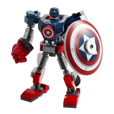 LEGO stavebnice LEGO Super Heroes 76168 Captain America v obrněném robotu