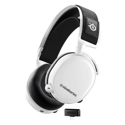 Herní sluchátka SteelSeries Arctis 7+ White