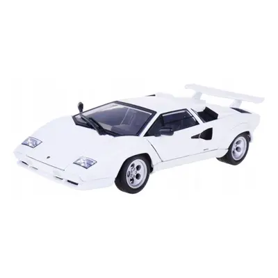 Welly Kovový model Lamborghini Countach LP 5000 S bílé 1:24