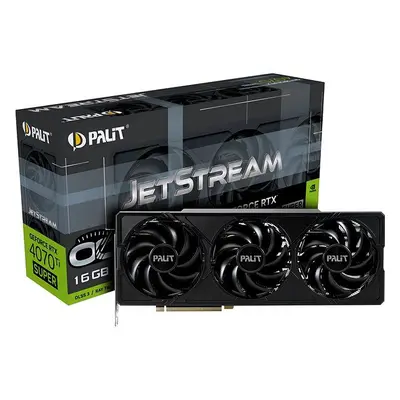 Grafická karta PALIT GeForce RTX 4070 Ti SUPER JetStream OC 16GB GDDR6X