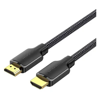 Datový kabel Vention Cotton Braided 4K HDMI Male to Male Cable 12M Black