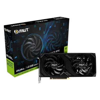 Grafická karta PALIT GeForce RTX 4070 Dual 12GB GDDR6