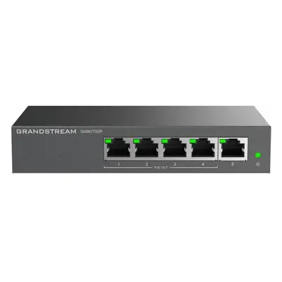 Grandstream GWN7700P Unmanaged Network Switch 5 portů / 4 PoE out