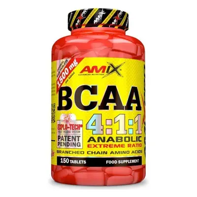 Aminokyseliny Amix Nutrition BCAA 4:1:1, 150 kapslí