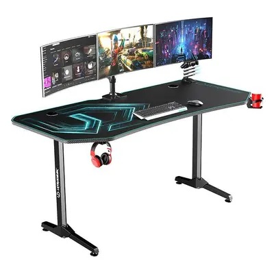 Herní stůl ULTRADESK Frag XXL modrý