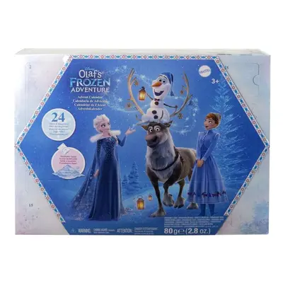 Mattel Disney Frozen Adventní kalendář s malými panenkami 2024