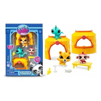 LPS Hrací sada Tiki Jungle 3 figurky Leopard, Leguán, Opice