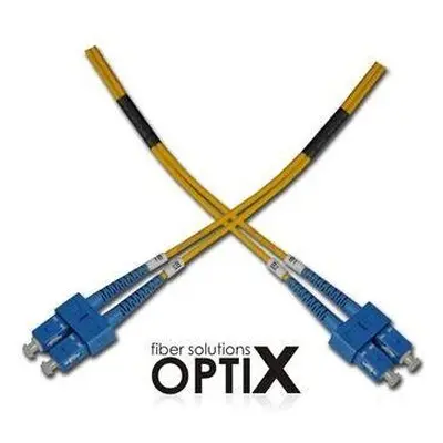 Datový kabel OPTIX SC-SC Optický patch cord 09/125 10m G.657A