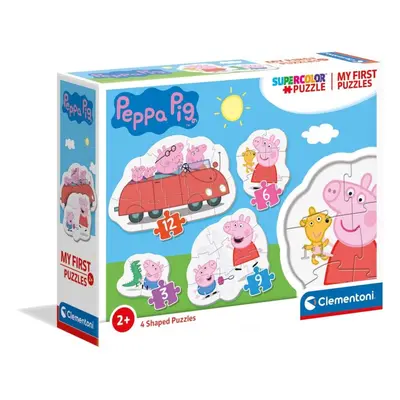 Puzzle Clementoni Moje první puzzle Prasátko Peppa 4v1 (3,6,9,12 dílků)