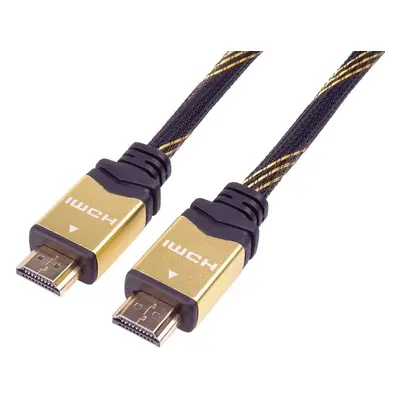 Video kabel PremiumCord GOLD HDMI High Speed propojovací 10m