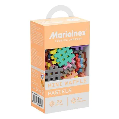 Stavebnice Mini Waffle Pastelové 70 ks