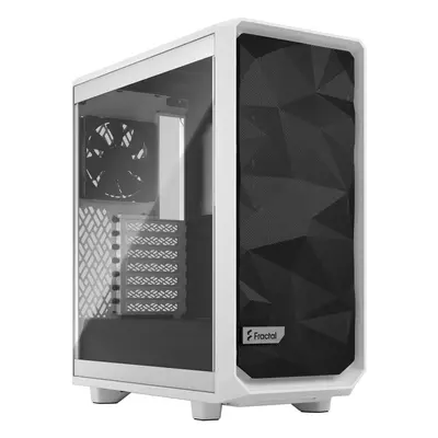 Počítačová skříň Fractal Design Meshify 2 Compact White TG Clear