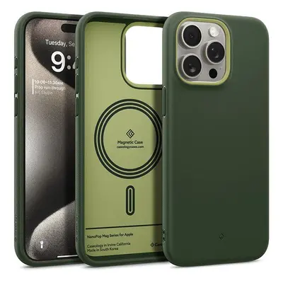 Kryt na mobil Spigen Caseology Nano Pop MagSafe Avo Green iPhone 15 Pro Max