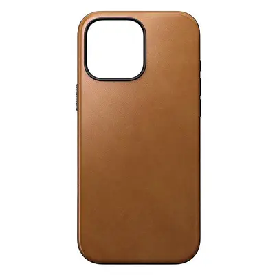 Kryt na mobil Nomad Modern Leather Case English TanC iPhone 16 Pro Max