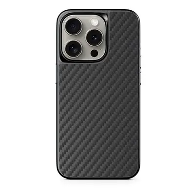 Kryt na mobil Epico Mag+ Hybrid Carbon kryt iPhone 16 Pro - černý