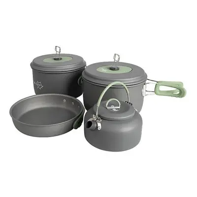 Kempingové nádobí Bo-Camp Cookware set Explorer 4-pc w.kettle