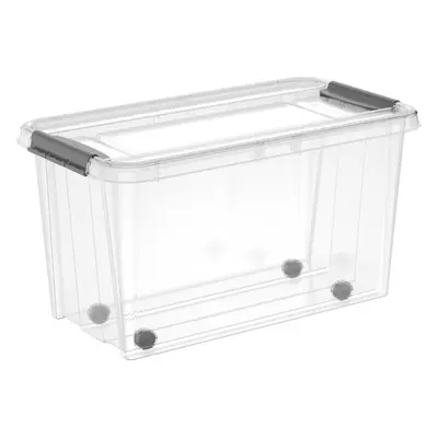 Úložný box Siguro Pro Box 70 l, 39,5 x 39 x 72 cm Clear