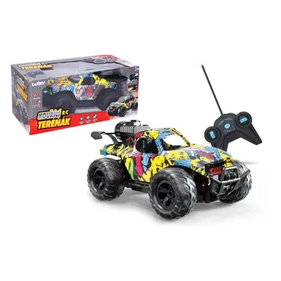 RC auto Wiky Kouřící teréňák na dálkové ovládání 24 cm, český obal