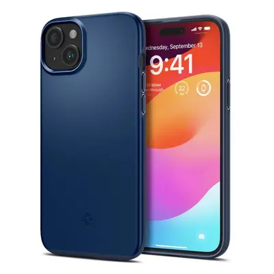 Kryt na mobil Spigen Thin Fit Navy Blue iPhone 15