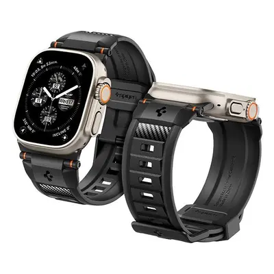 Řemínek Spigen Rugged Ultra Band Matte Black Apple Watch 49mm/45mm/44mm/42mm