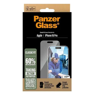 Ochranné sklo PanzerGlass Apple iPhone 16 Pro Classic Fit