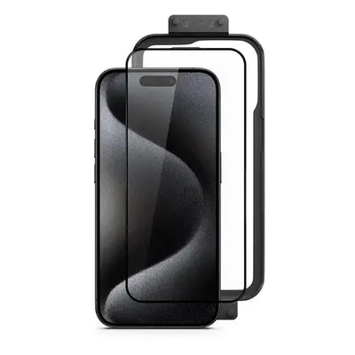 Ochranné sklo UNUM SapphireShield 3D ochranné sklo s instalačním rámečkem iPhone 15 Plus/16 Plus