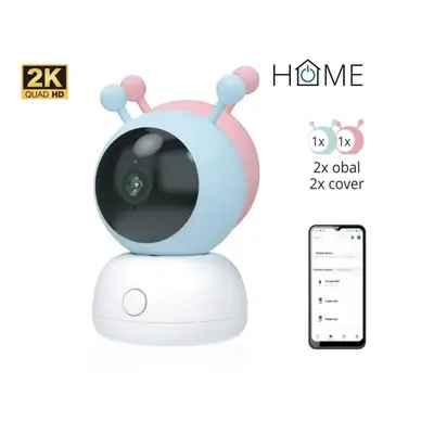 IP kamera iGET HOME Camera CS2 Baby Blue + Pink otočná chůvička