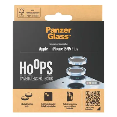 Ochranné sklo na objektiv PanzerGlass HoOps Apple iPhone 15/15 Plus - ochranné kroužky pro čočky