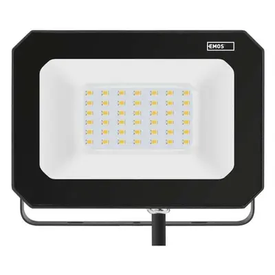 LED reflektor EMOS LED reflektor SIMPO 30 W, černý, neutrální bílá