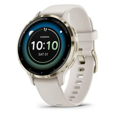 Chytré hodinky Garmin Venu 3S Cream Gold/Ivory Band