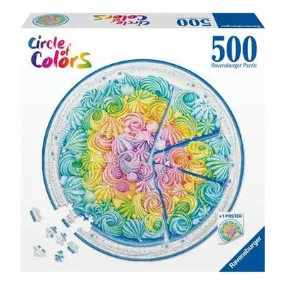 Puzzle Ravensburger Puzzle 173495 Duhový Dort 500 Dílků