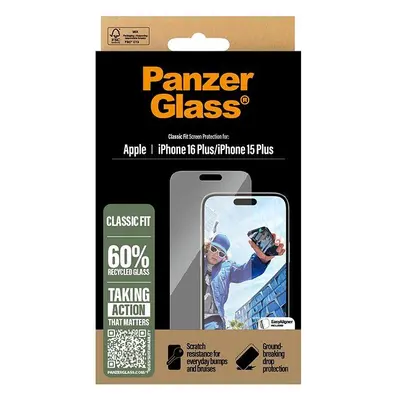 Ochranné sklo PanzerGlass Apple iPhone 16 Plus Classic Fit