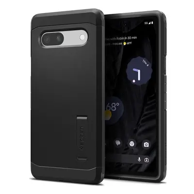 Kryt na mobil Spigen Tough Armor Black Google Pixel 7a